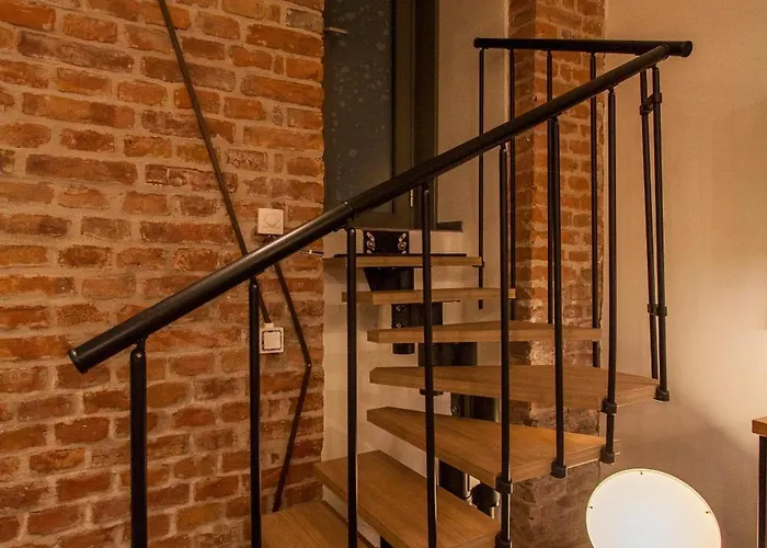 Апартаменты Zentrales Industrial Street-loft *